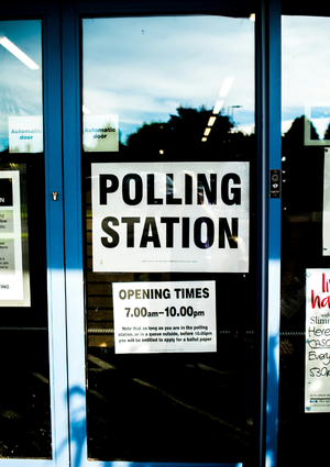 Polling Station Sign Manifesto Pledges Election 2024 Thumbnail
