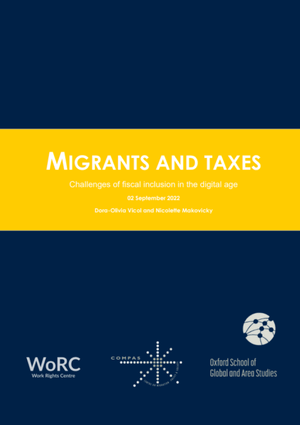 Migrants And Taxes Report Cover