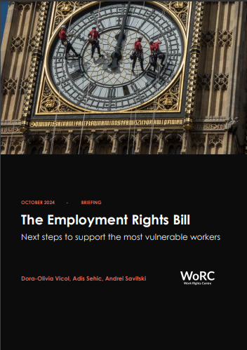 Employment Rights Bill Briefing Report Cover