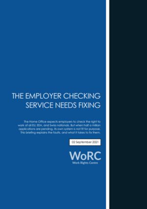 Report Cover The Employer Checking Service Needs Fixing 2